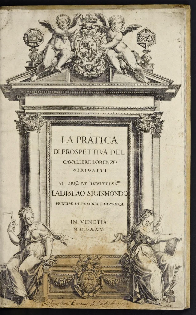 An illustration from La pratica di prospettiva, 1625, leaf 4