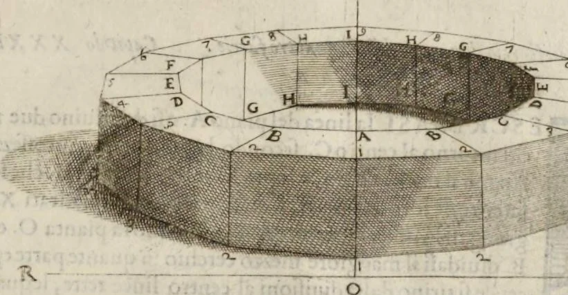 An illustration from La pratica di prospettiva, 1625, leaf 88