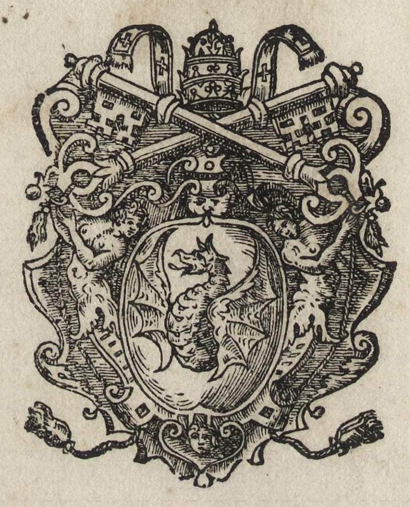 An illustration from Trattato di Camillo Agrippa milanese di trasportar la gvglia in sv la piazza di San Pietro .., 1583, leaf 4