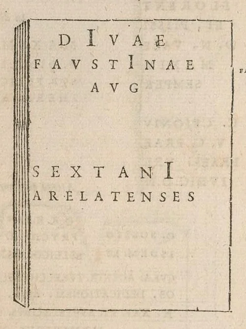 An illustration from Inscriptionvm antiqvarvm quae passim per Europam liber : accessit avctarivm a Ivsto Lipsio, 1588, leaf 135