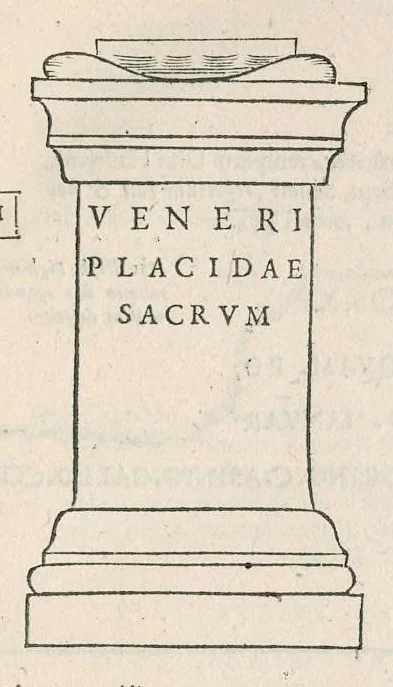 An illustration from Inscriptionvm antiqvarvm quae passim per Europam liber : accessit avctarivm a Ivsto Lipsio, 1588, leaf 68