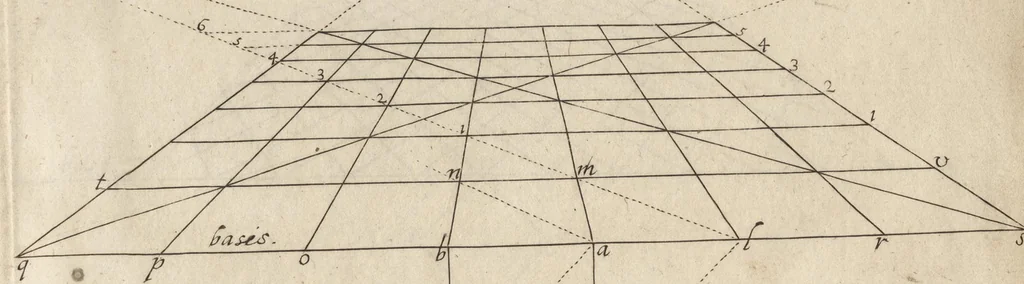 An illustration from Grondige onderrichtinge in de optica, ofte, Perspective konste, 1647, leaf 34