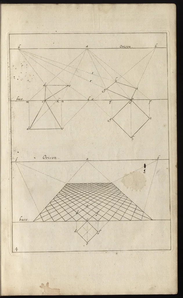 An illustration from Grondige onderrichtinge in de optica, ofte, Perspective konste, 1647, leaf 36