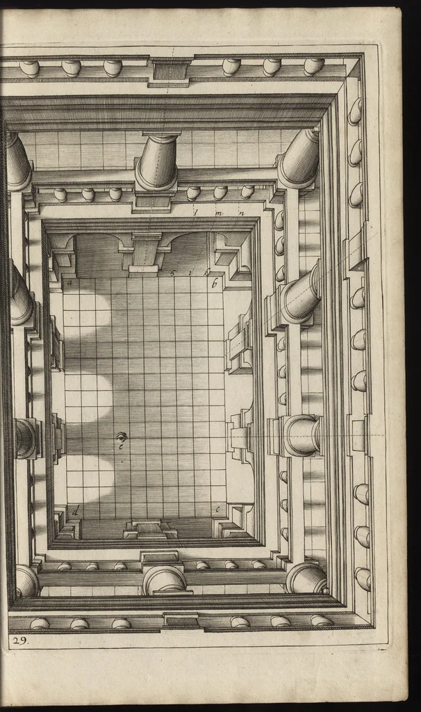 An illustration from Grondige onderrichtinge in de optica, ofte, Perspective konste, 1647, leaf 78