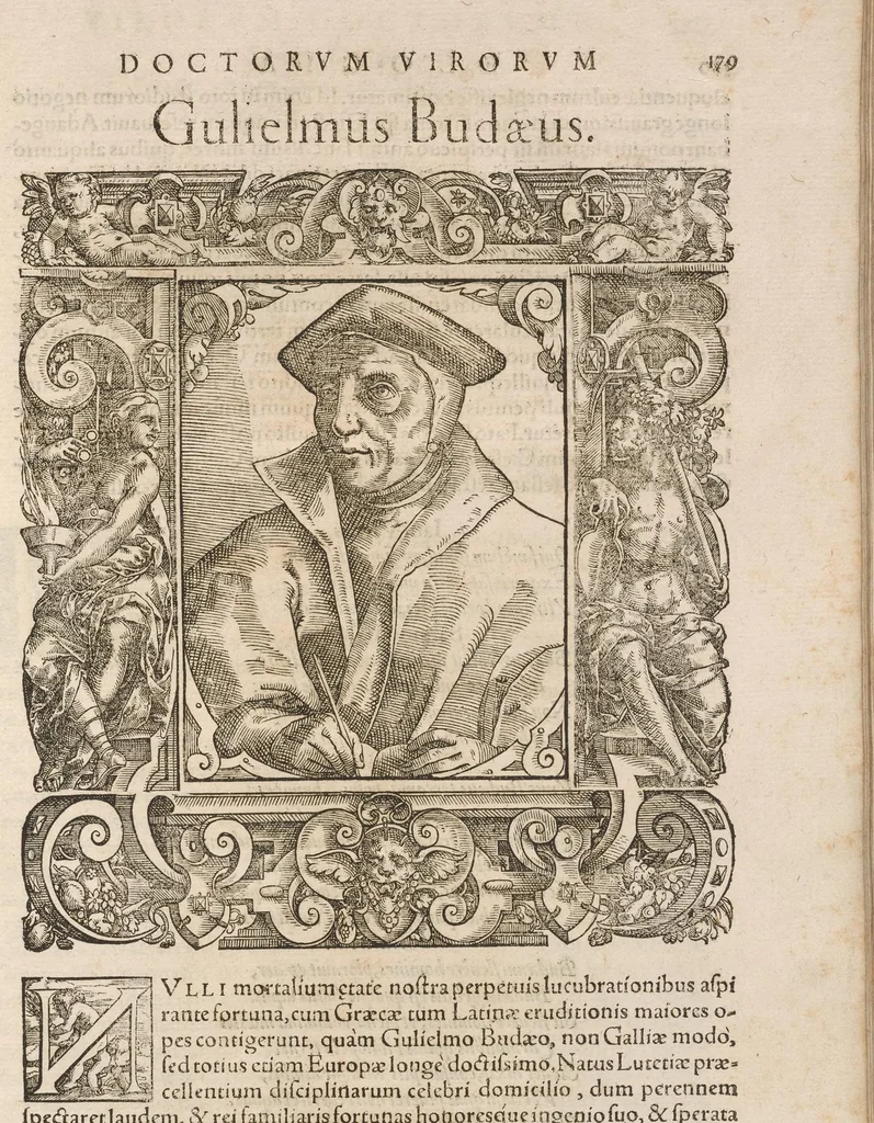 An illustration from Pauli Iouii Nouocomensis episcopi Nucerini elogia virorum literis illustrium : quotquot vel nostra vel auorum memoria vixere : ex eiusdem Musaeo (cuius descriptionem vnà exhibemus) ad viuum expressis imaginibus exornata, 1577, leaf 188