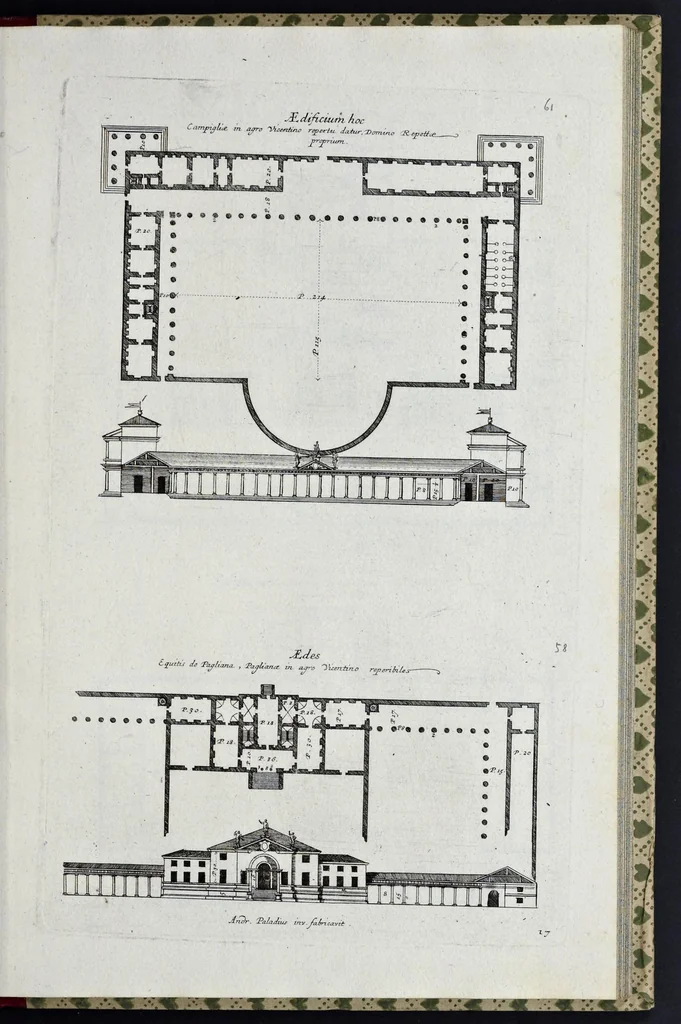 An illustration from Palatiorum Romanorum à celeberrimis sui aevi architectis erectorum pars prima[-tertia], 1694, leaf 132