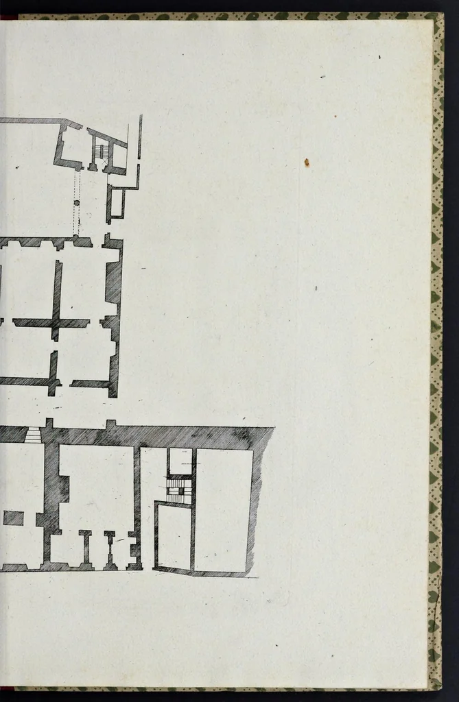 An illustration from Palatiorum Romanorum à celeberrimis sui aevi architectis erectorum pars prima[-tertia], 1694, leaf 40