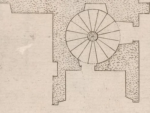 An illustration from Palazzi di Roma de piv celebri architetti, 1655, leaf 36