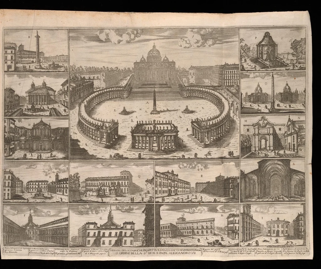 An illustration from Palazzi di Roma de piv celebri architetti, 1655, leaf 4