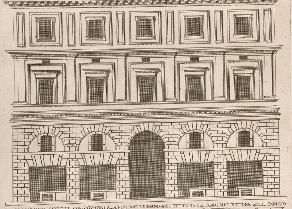 An illustration from Palazzi di Roma de piv celebri architetti, 1655, leaf 84