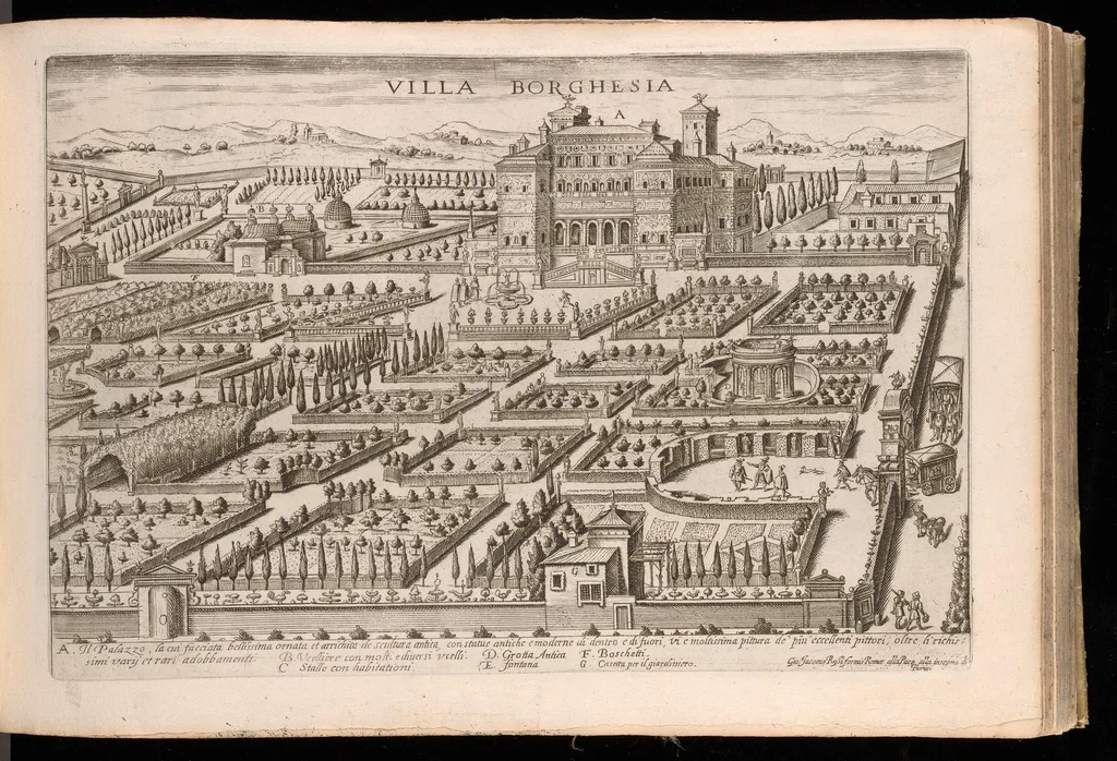 An illustration from Palazzi di Roma de piv celebri architetti, 1655, leaf 96
