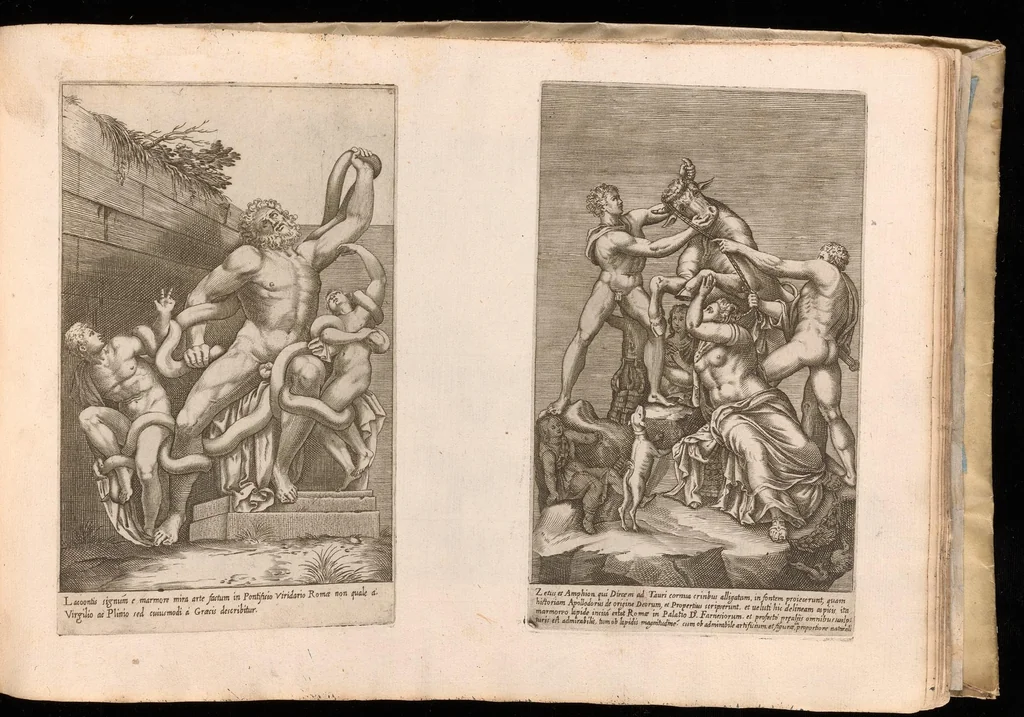 An illustration from Antiqvar[vm] statvar[vm] vrbis Romae, 1655, leaf 38