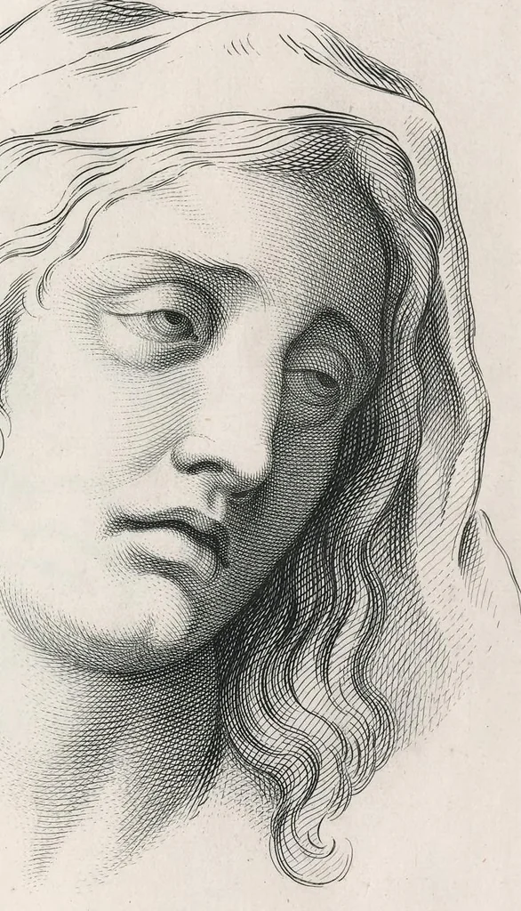 An illustration from Monsr. Le Brun's Expressions of the passions of the soul, leaf 28