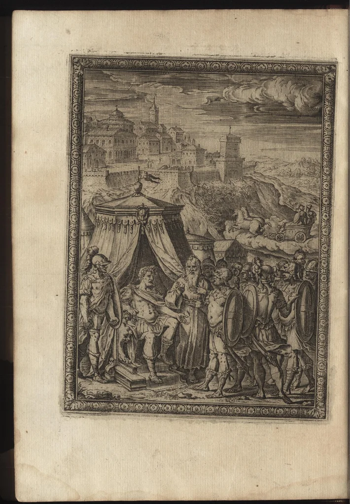 An illustration from La gierusalemme liberata di Torquato Tasso, 1590, leaf 125