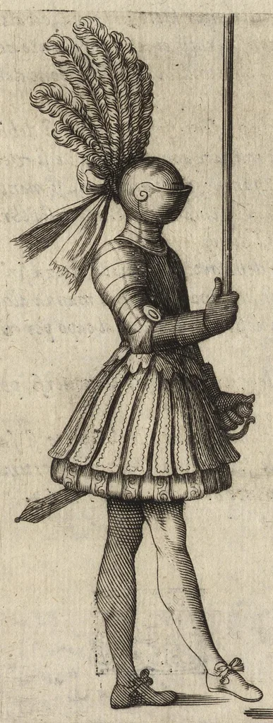 An illustration from Il torneo di Bonauentura Pistofilo nobile ferrarese, dottor di legge e caualiere, nel Teatro di Pallade dell'ordine militare et accademico, 1627, leaf 452