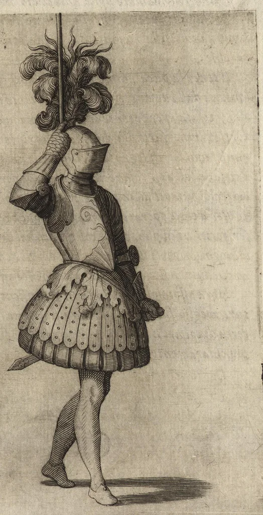 An illustration from Il torneo di Bonauentura Pistofilo nobile ferrarese, dottor di legge e caualiere, nel Teatro di Pallade dell'ordine militare et accademico, 1627, leaf 476