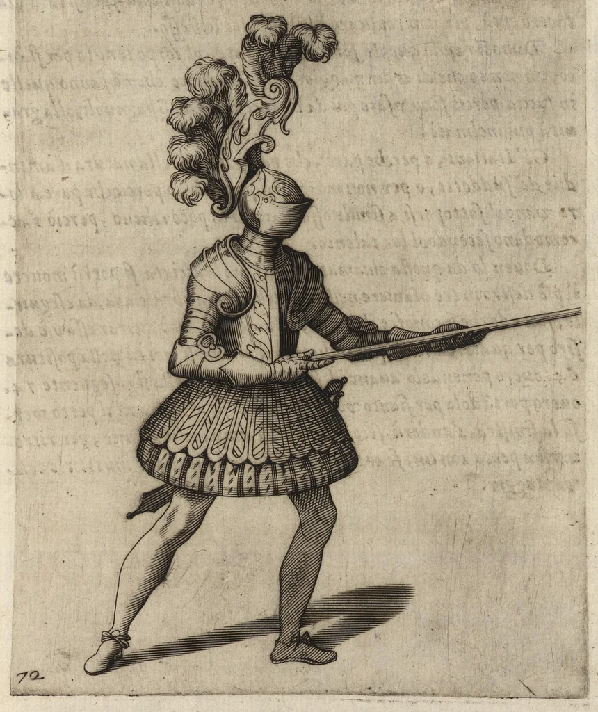 An illustration from Il torneo di Bonauentura Pistofilo nobile ferrarese, dottor di legge e caualiere, nel Teatro di Pallade dell'ordine militare et accademico, 1627, leaf 490
