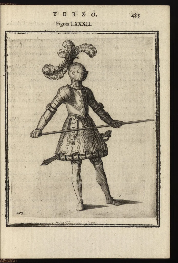 An illustration from Il torneo di Bonauentura Pistofilo nobile ferrarese, dottor di legge e caualiere, nel Teatro di Pallade dell'ordine militare et accademico, 1627, leaf 510