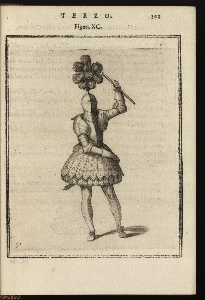 An illustration from Il torneo di Bonauentura Pistofilo nobile ferrarese, dottor di legge e caualiere, nel Teatro di Pallade dell'ordine militare et accademico, 1627, leaf 526