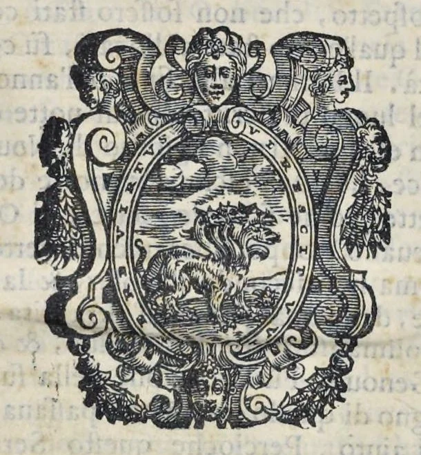 An illustration from Gli annali di Genova dall'1528 che ricuperò la libertà, fino al 1550, 1597, leaf 111