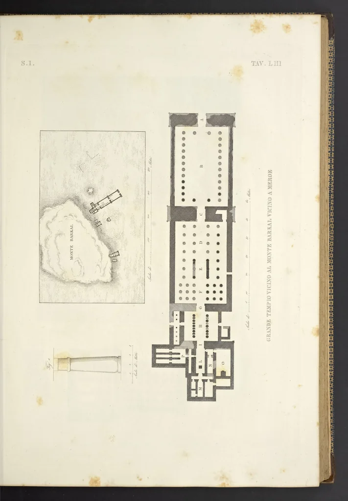 An illustration from L'architettura antica descritta e dimostrata coi monumenti ... : opera divisa in tre sezioni risguardanti la storia, la teorica, e le pratiche dell' architettura egiziana, greca e romana, 1830, leaf 128