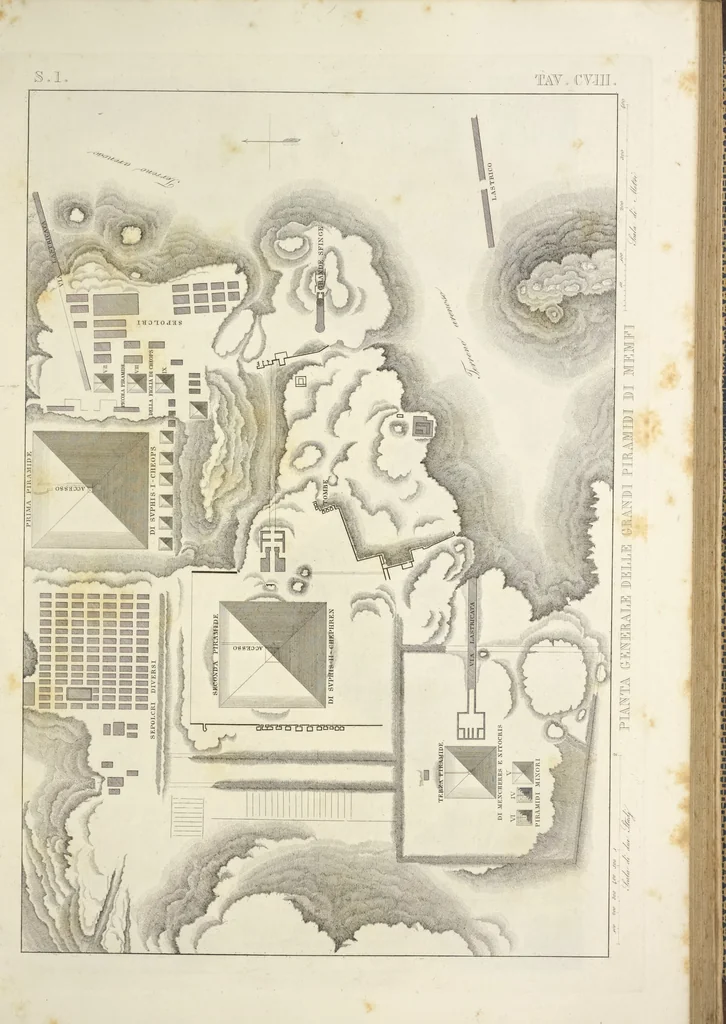 An illustration from L'architettura antica descritta e dimostrata coi monumenti ... : opera divisa in tre sezioni risguardanti la storia, la teorica, e le pratiche dell' architettura egiziana, greca e romana, 1830, leaf 238