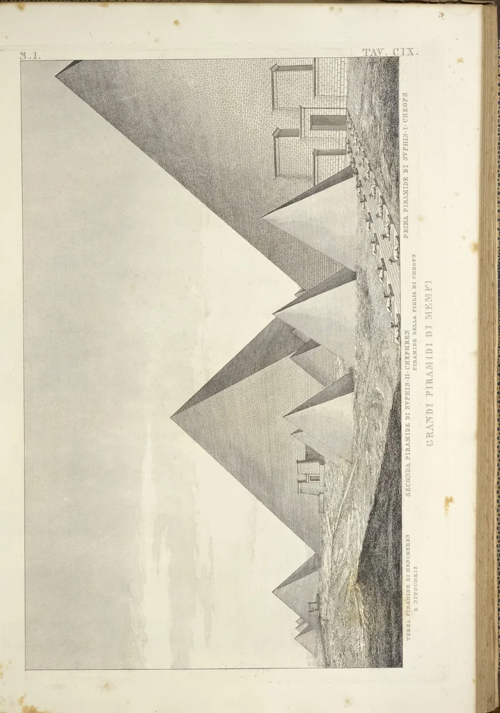 An illustration from L'architettura antica descritta e dimostrata coi monumenti ... : opera divisa in tre sezioni risguardanti la storia, la teorica, e le pratiche dell' architettura egiziana, greca e romana, 1830, leaf 240