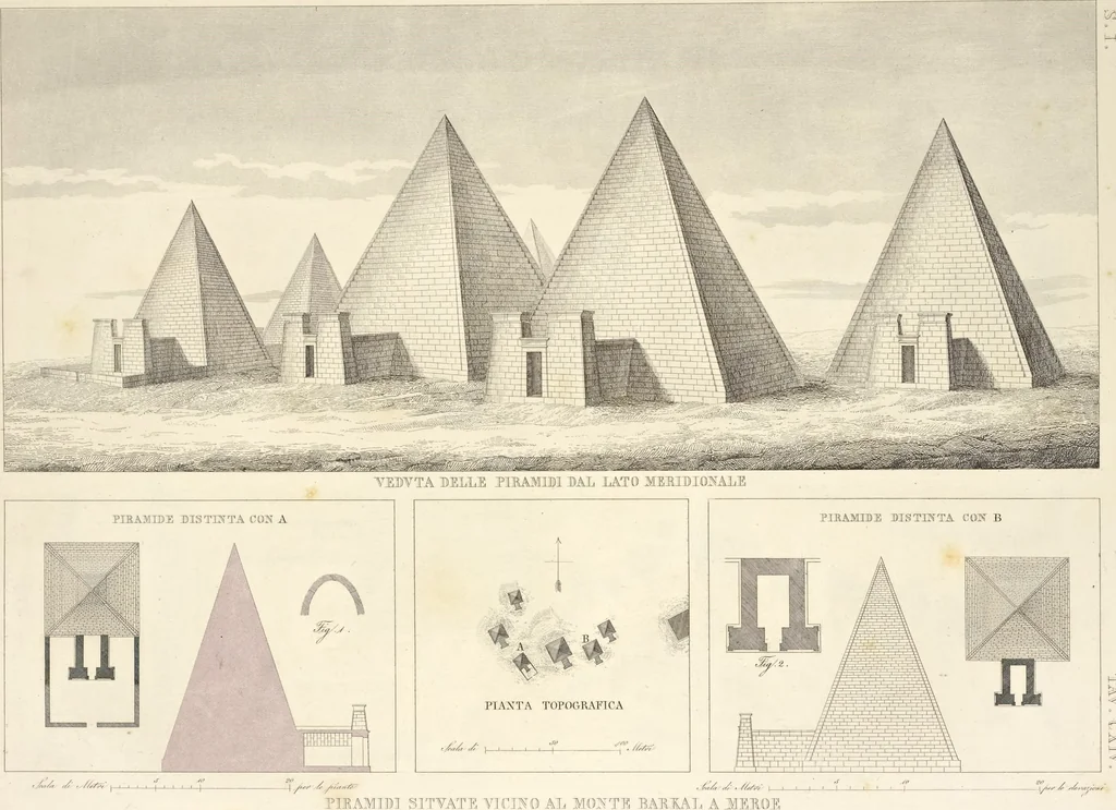 An illustration from L'architettura antica descritta e dimostrata coi monumenti ... : opera divisa in tre sezioni risguardanti la storia, la teorica, e le pratiche dell' architettura egiziana, greca e romana, 1830, leaf 252