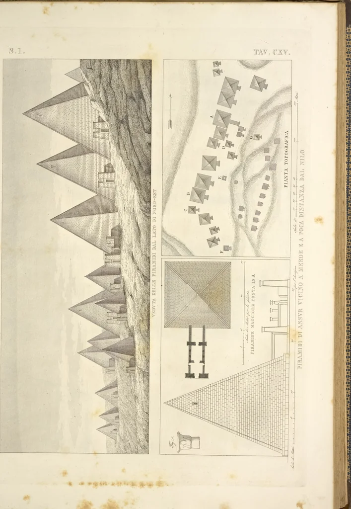 An illustration from L'architettura antica descritta e dimostrata coi monumenti ... : opera divisa in tre sezioni risguardanti la storia, la teorica, e le pratiche dell' architettura egiziana, greca e romana, 1830, leaf 254