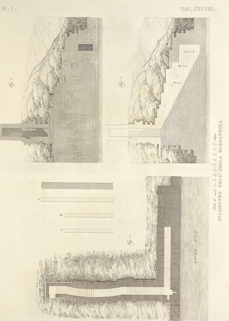 An illustration from L'architettura antica descritta e dimostrata coi monumenti ... : opera divisa in tre sezioni risguardanti la storia, la teorica, e le pratiche dell' architettura egiziana, greca e romana, 1830, leaf 280
