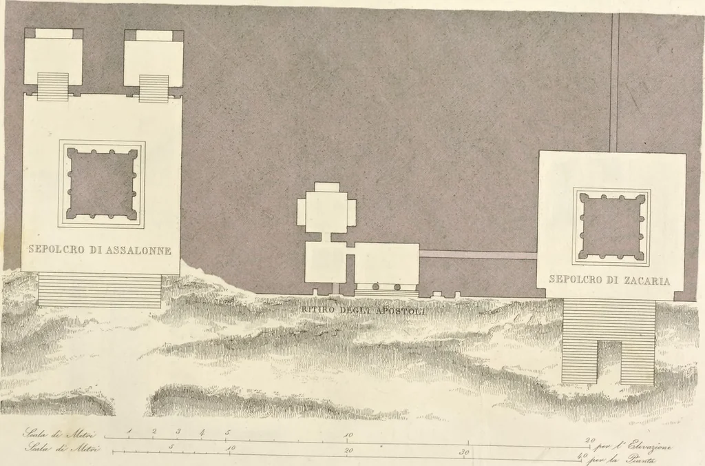 An illustration from L'architettura antica descritta e dimostrata coi monumenti ... : opera divisa in tre sezioni risguardanti la storia, la teorica, e le pratiche dell' architettura egiziana, greca e romana, 1830, leaf 302