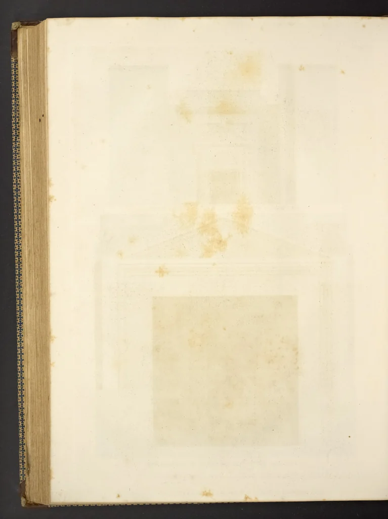 An illustration from L'architettura antica descritta e dimostrata coi monumenti ... : opera divisa in tre sezioni risguardanti la storia, la teorica, e le pratiche dell' architettura egiziana, greca e romana, 1830, leaf 307