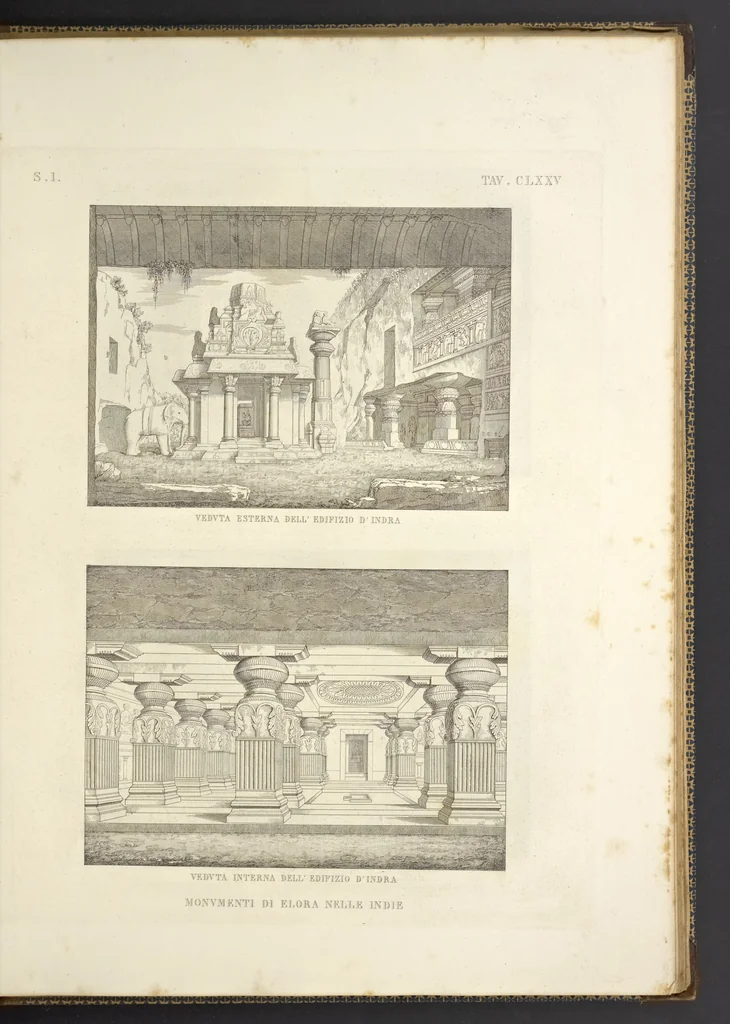 An illustration from L'architettura antica descritta e dimostrata coi monumenti ... : opera divisa in tre sezioni risguardanti la storia, la teorica, e le pratiche dell' architettura egiziana, greca e romana, 1830, leaf 380