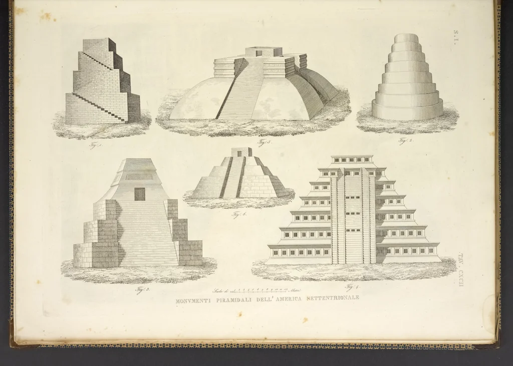 An illustration from L'architettura antica descritta e dimostrata coi monumenti ... : opera divisa in tre sezioni risguardanti la storia, la teorica, e le pratiche dell' architettura egiziana, greca e romana, 1830, leaf 414