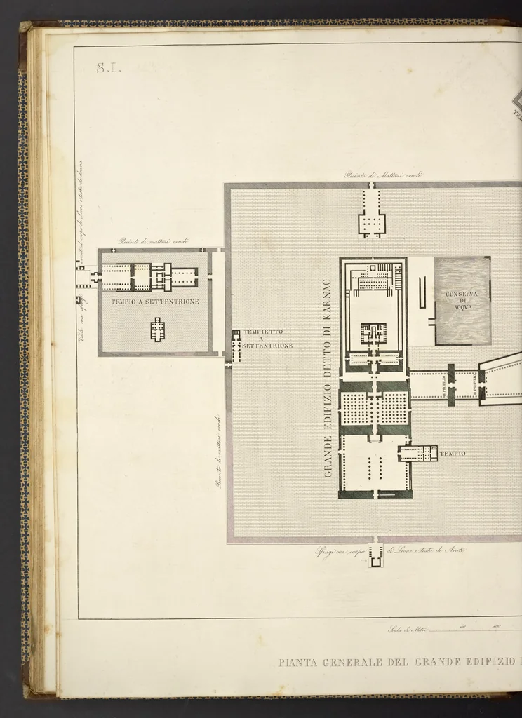 An illustration from L'architettura antica descritta e dimostrata coi monumenti ... : opera divisa in tre sezioni risguardanti la storia, la teorica, e le pratiche dell' architettura egiziana, greca e romana, 1830, leaf 49