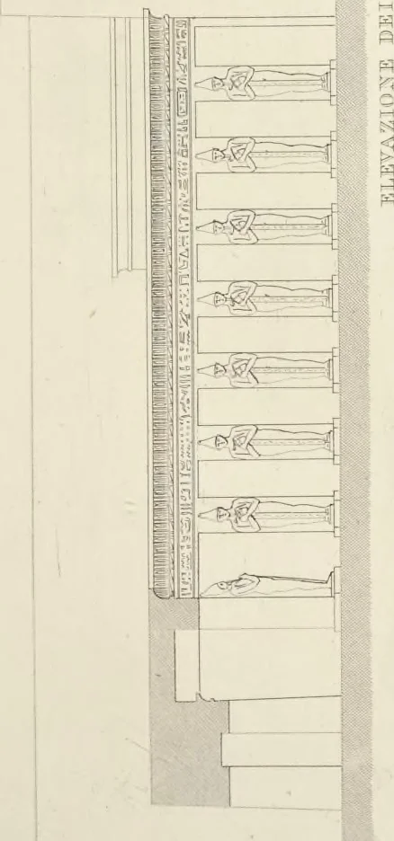 An illustration from L'architettura antica descritta e dimostrata coi monumenti ... : opera divisa in tre sezioni risguardanti la storia, la teorica, e le pratiche dell' architettura egiziana, greca e romana, 1830, leaf 56
