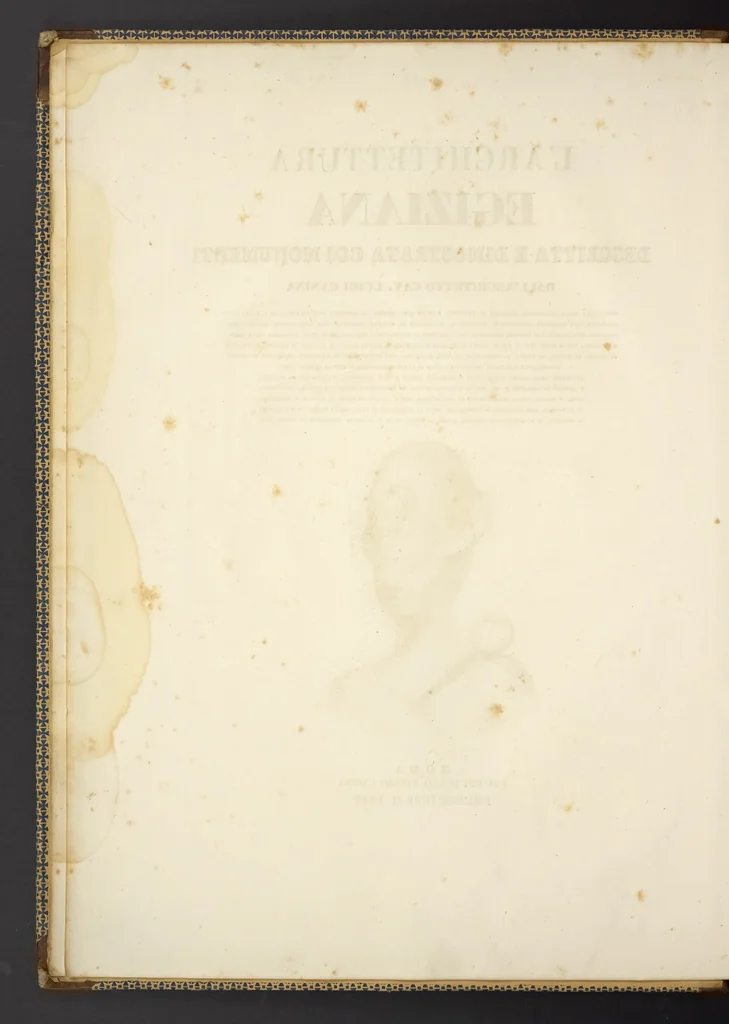 An illustration from L'architettura antica descritta e dimostrata coi monumenti ... : opera divisa in tre sezioni risguardanti la storia, la teorica, e le pratiche dell' architettura egiziana, greca e romana, 1830, leaf 7