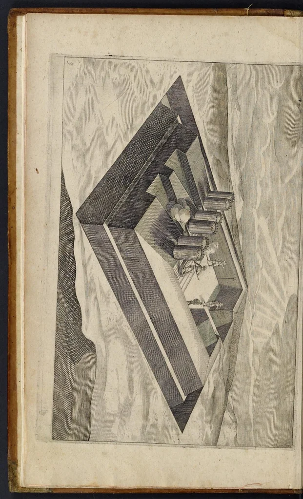 An illustration from Andreæ Alberti duo libri : prior, De perspectiva, cum & præter arithmeticam inventa : posterior, De umbra ad eam pertinente, 1671, leaf 11