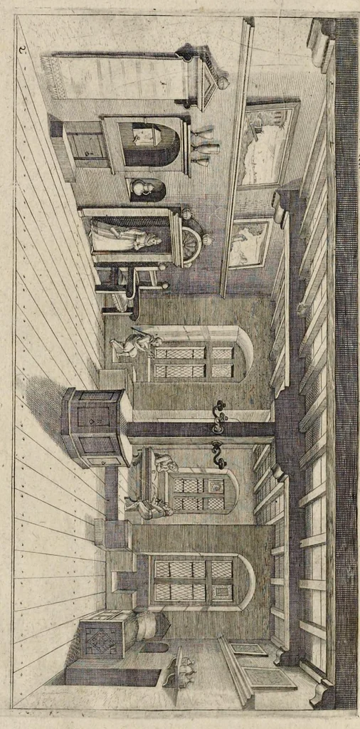 An illustration from Andreæ Alberti duo libri : prior, De perspectiva, cum & præter arithmeticam inventa : posterior, De umbra ad eam pertinente, 1671, leaf 15