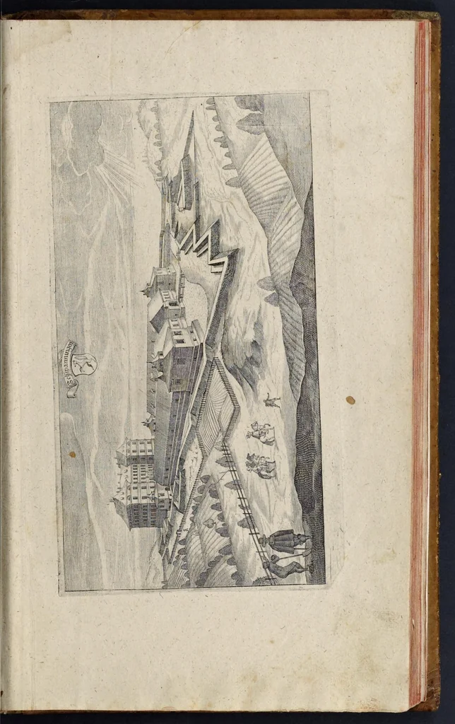 An illustration from Andreæ Alberti duo libri : prior, De perspectiva, cum & præter arithmeticam inventa : posterior, De umbra ad eam pertinente, 1671, leaf 16