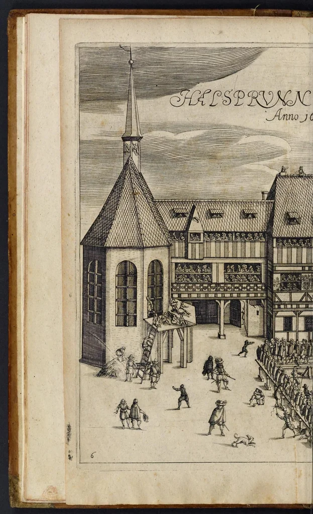 An illustration from Andreæ Alberti duo libri : prior, De perspectiva, cum & præter arithmeticam inventa : posterior, De umbra ad eam pertinente, 1671, leaf 19