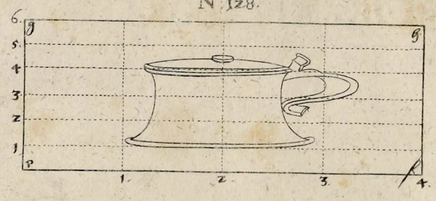 An illustration from Andreæ Alberti duo libri : prior, De perspectiva, cum & præter arithmeticam inventa : posterior, De umbra ad eam pertinente, 1671, leaf 55