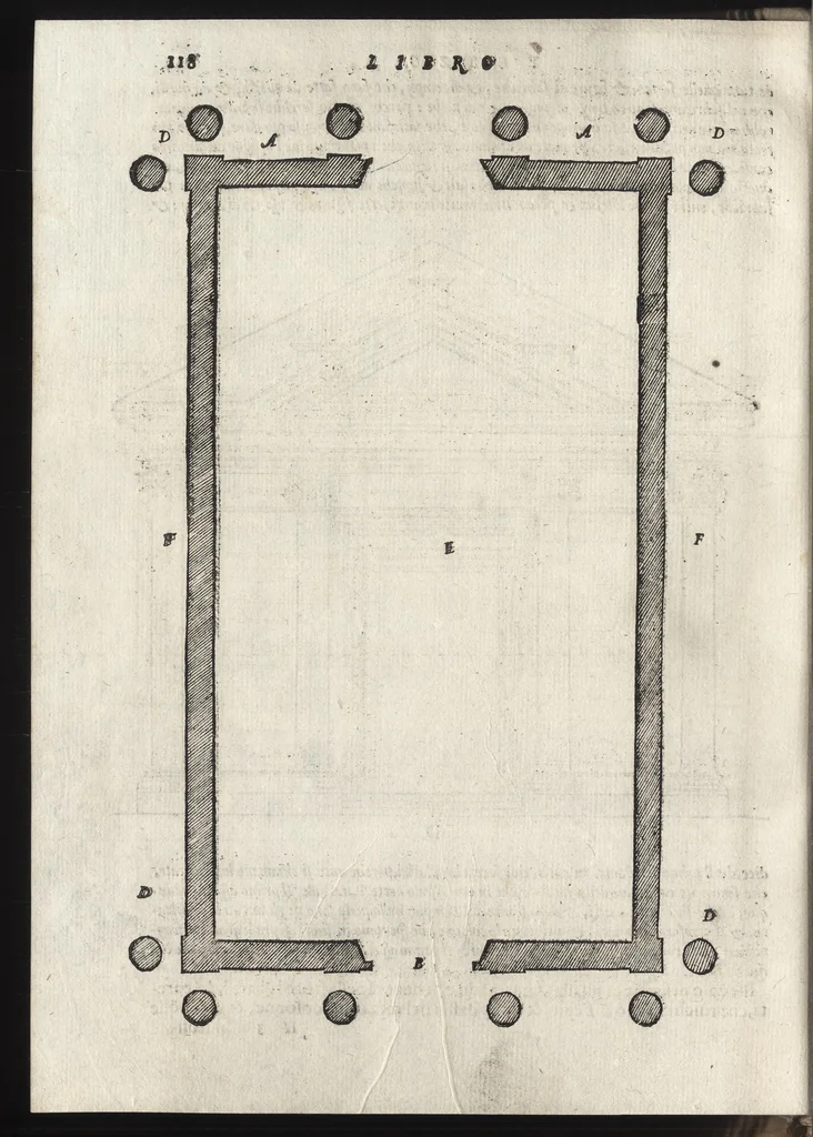 An illustration from I dieci libri dell'architettvra, 1584, leaf 133