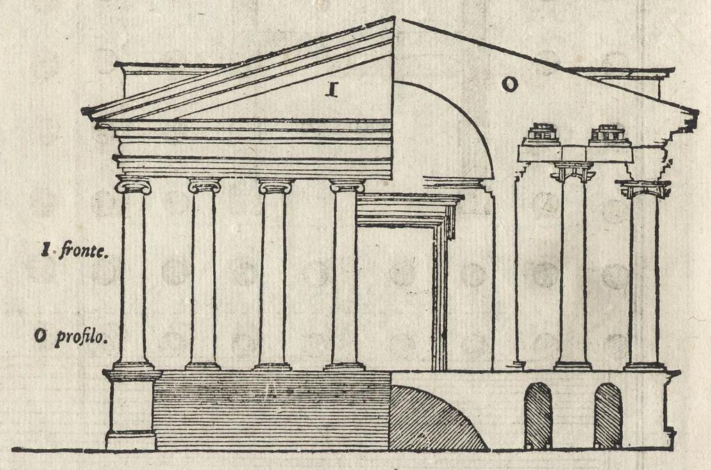 An illustration from I dieci libri dell'architettvra, 1584, leaf 139