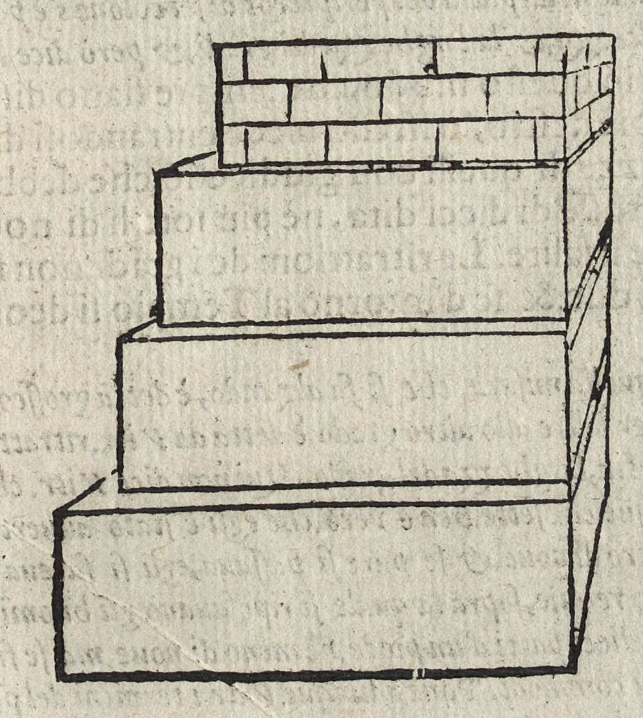 An illustration from I dieci libri dell'architettvra, 1584, leaf 150