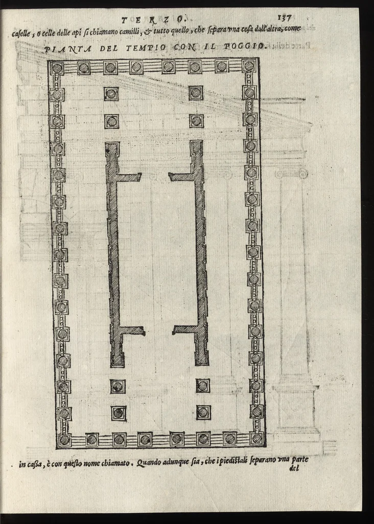 An illustration from I dieci libri dell'architettvra, 1584, leaf 152
