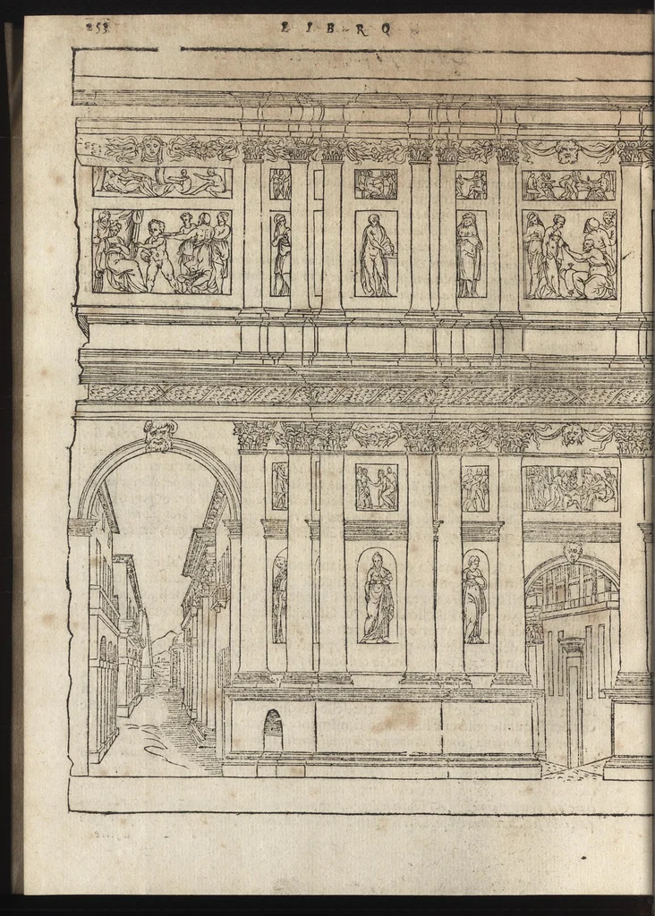 An illustration from I dieci libri dell'architettvra, 1584, leaf 269