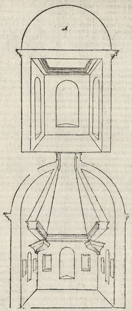 An illustration from I dieci libri dell'architettvra, 1584, leaf 319