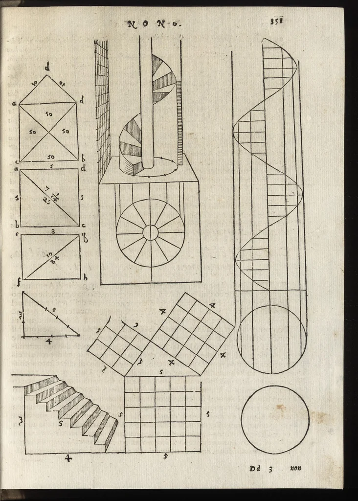 An illustration from I dieci libri dell'architettvra, 1584, leaf 368