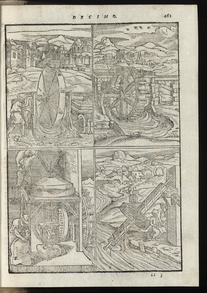 An illustration from I dieci libri dell'architettvra, 1584, leaf 480